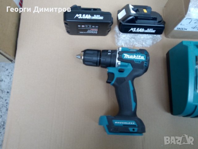 винтоверт безчетков нов Makita DHP487 - 18V, само боди,  може и пълен комплект, снимка 9 - Винтоверти - 39852527