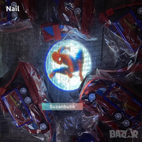 Детски Часовник кола Spider man с прожектор - спайдър мен , снимка 6 - Други - 38172703