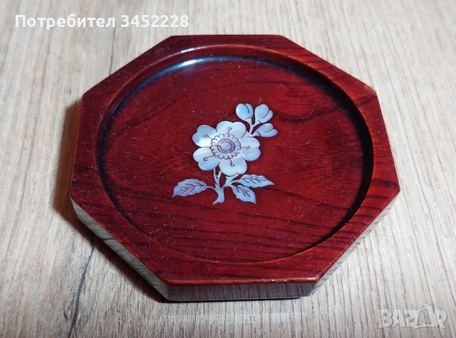 подложки дървени инкрустирани със седеф за ценители , снимка 5 - Декорация за дома - 51694540