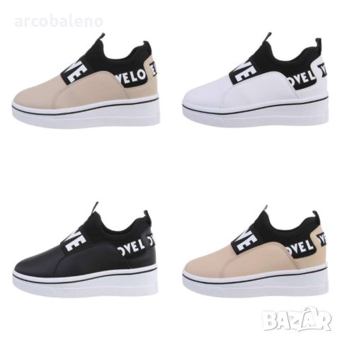 Дамски ниски кецове, 4цвята 