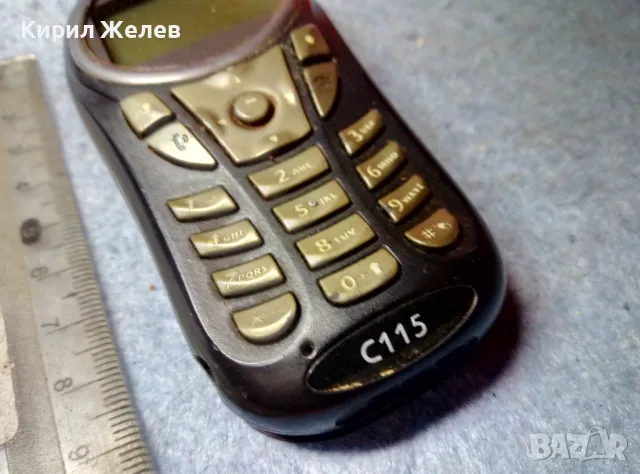 MOTOROLA C115 Стар КОЛЕКЦИОНЕРСКИ МОБИЛЕН ТЕЛЕФОН GSM АПАРАТ МОТОРОЛА 47680, снимка 3 - Motorola - 47614340