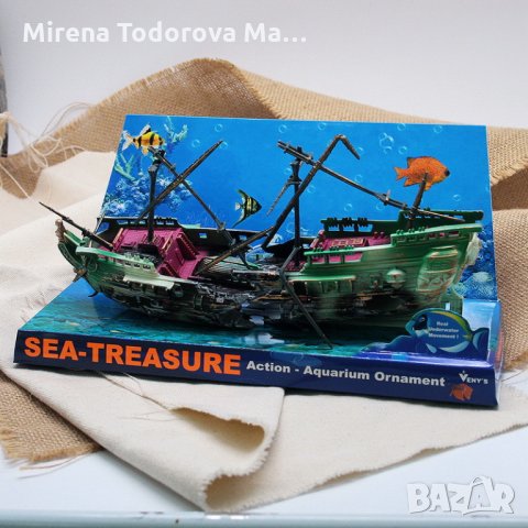 Аквариум Декорация въздушно движение на частите кораб за помпа, снимка 10 - Оборудване за аквариуми - 35522750