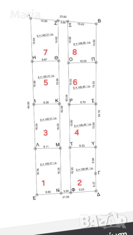 Гърция-Ставрос-Паралия Врасна , снимка 5 - Парцели - 52542989