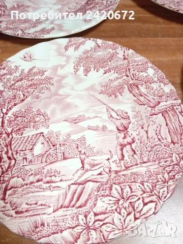 Английски порцелан ROYAL  TUDOR  WARE 1828, снимка 5 - Антикварни и старинни предмети - 48277461