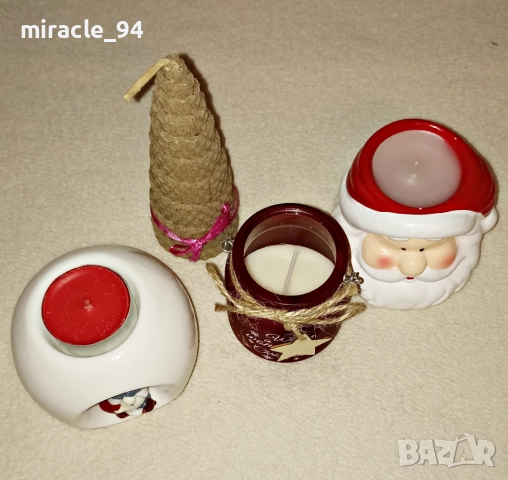 Коледни свещи, топки, чорапи, чаши и кутийки, снимка 11 - Коледни подаръци - 52583985