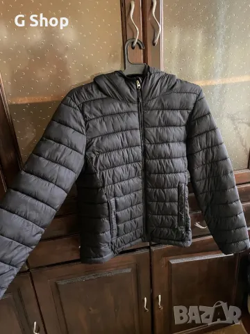 Зимно дамско черно яке с качулка шушляк два вида, снимка 3 - Якета - 48235424