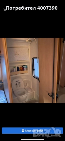 Продавам каравана Hobby 7м. до морето в къмпинг Аспровалта, снимка 11 - Каравани и кемпери - 51819673