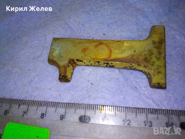 СТАРА ГОЛЯМА БРОНЗОВА ЦИФРА 1 За ВРАТА ПОРТА - ВИНТИДЖ ЕКСТЕРИОР / ДЕКОРАЦИЯ за ДОМА / ВИЛАТА 30931, снимка 6 - Декорация за дома - 43949095