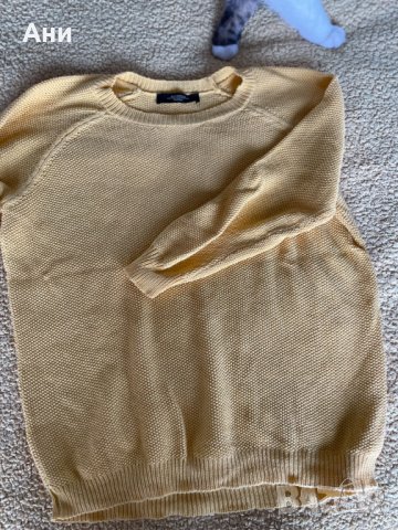 Жълт пуловер MaxMara S Weekend, снимка 1 - Блузи с дълъг ръкав и пуловери - 43545862