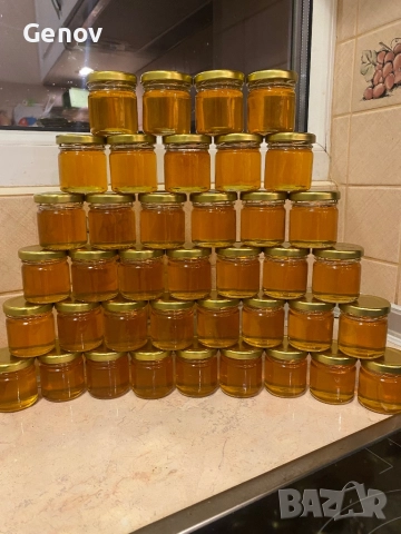 Бурканчета с мед 40 мл. за сватба или кръщене, снимка 4 - За пчели - 51933717