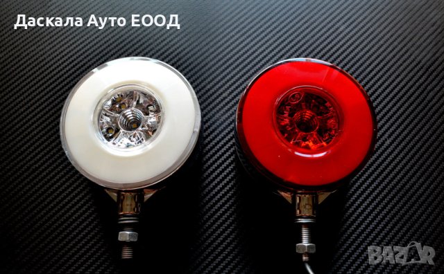 1 бр. ЛЕД LED НЕОН светлина за огледало ОБЕЦИ червено-бяло 24V, снимка 3 - Аксесоари и консумативи - 40778361