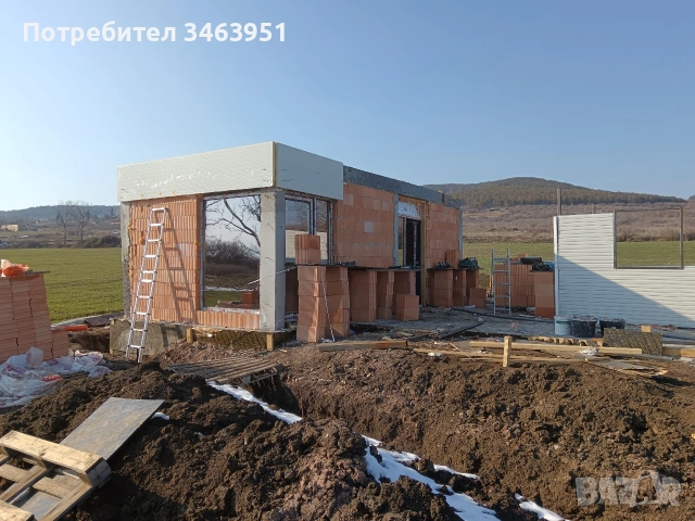 еднофамилна къща в строеж , снимка 2 - Къщи - 53273224