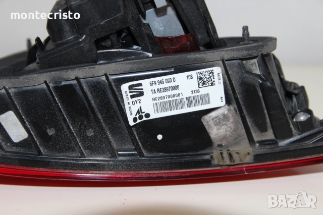 Ляв вътрешен стоп Seat Arona (2017-2025г.) ляв стоп заден капак 6F9945093D / 6F9 945 093 D, снимка 4 - Части - 52833198