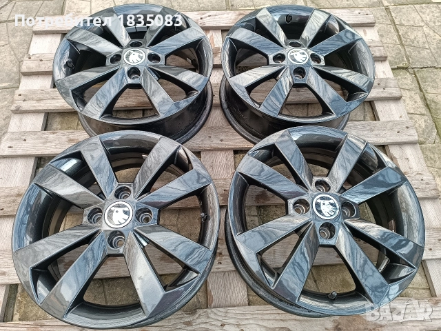Лети джанти 15ки 4х100 Skoda, снимка 3 - Гуми и джанти - 52821902