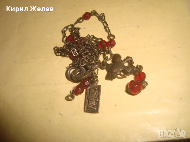 PILGRIM МАРКОВО СКЪПОЦЕННО БРОНЗОВО АРТ ДЕКО КОЛИЕ с ФАСЕТИРАН ГРАНАТ и ФИГУРАЛЕН МЕДАЛЬОН ФЕЯ 27919, снимка 13 - Колиета, медальони, синджири - 37095076