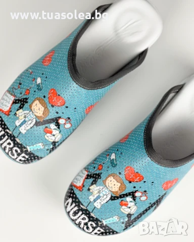 🥁 Намаление - Дамско анатомично медицинско сабо на платформа | Марка Tuasolea, снимка 1