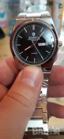 Чисто нов мъжки кварцов часовник с кутия-50 лв, снимка 3 - Мъжки - 48425678