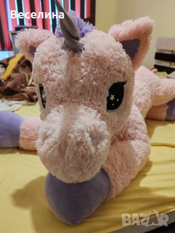 Плюшен еднорог, снимка 2 - Плюшени играчки - 52705758