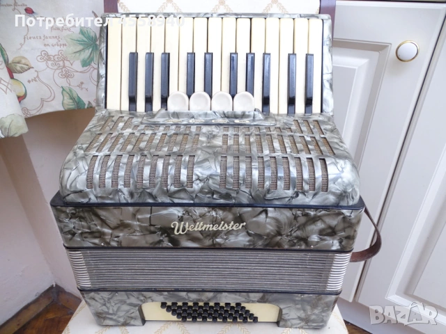 Акордеон Weltmeister – винтидж украса, декор - дом или заведение, снимка 2 - Декорация за дома - 51690723