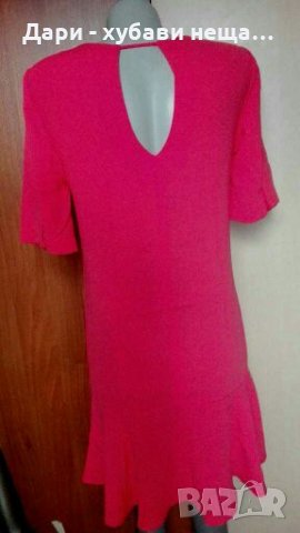 Нова рокля в цвят корал🌹👗M(38)🌹👗арт.1128, снимка 4 - Рокли - 33394881