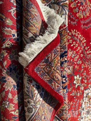 Персийски килим Керман, снимка 7 - Килими - 51129368