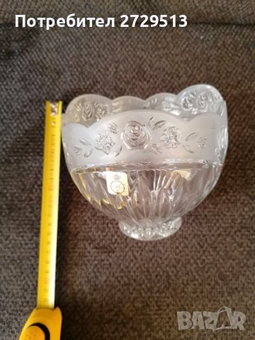 Купа кристал, снимка 7 - Декорация за дома - 38265510