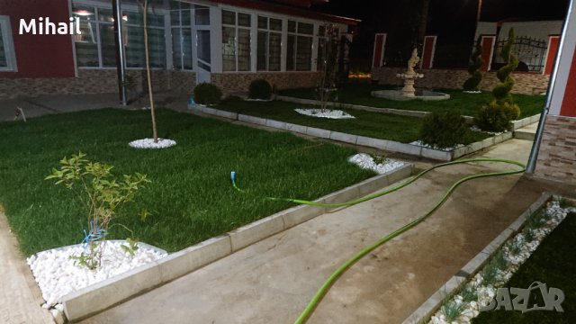 Озеленяване, Затревяване с Тревен чим, Инсталиране на изкуствена трева, Декинг, Външни плочки,..., снимка 13 - Други услуги - 32078724