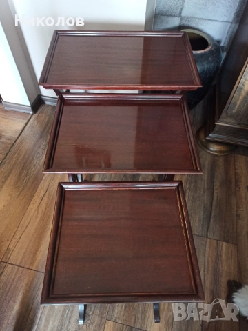 Три помощни масички, снимка 3 - Маси - 51720676