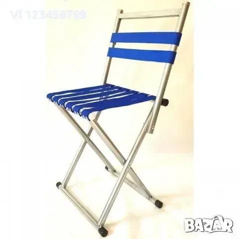 Сгъваем стол Universal, С облегалка, 29x28x62 см, Син/Зелен, снимка 3 - Къмпинг мебели - 50690127