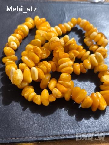 Царски гердан кехлибар 78 грама., снимка 2 - Колекции - 52987427