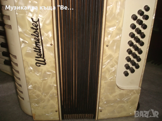 Акордеон Велтмайстер 24 баса, снимка 3 - Акордеони - 52877382