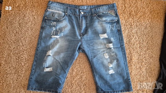 Мъжки къси дънки 36 размер, снимка 1