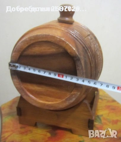 Буренца със стойка, стойки, различни: Дървено буре с медни обръчи и стойка, снимка 17 - Други - 31658196