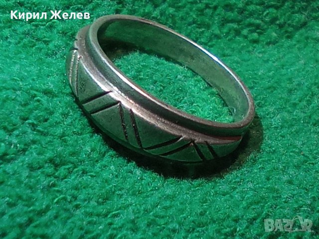 СТАР СРЕБЪРЕН РЪЧНО ИЗРАБОТЕН и ОРНАМЕНТИРАТ ПРЪСТЕН ВИСОКА ПРОБА СРЕБРО ВИНТИДЖ БИЖУ 26801, снимка 10 - Антикварни и старинни предмети - 34895286