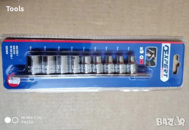 EXPERT BY FACOM 3/8 9броя къси вложки камъни комплект