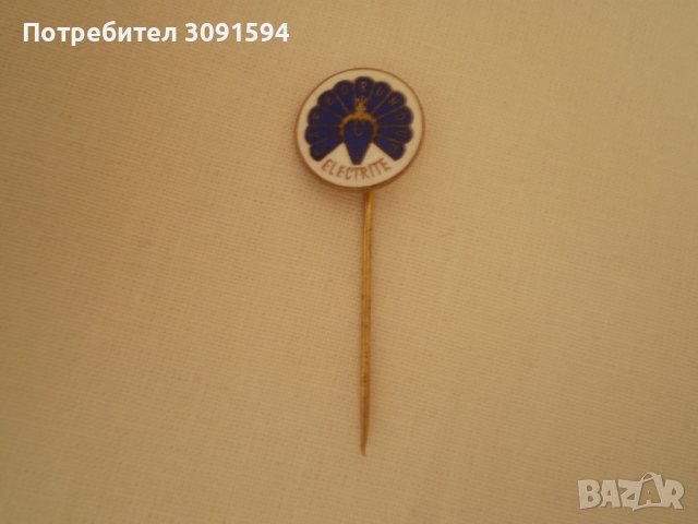 Значка с карборундов електрически щифт Zukov Praha, снимка 3 - Антикварни и старинни предмети - 37136062