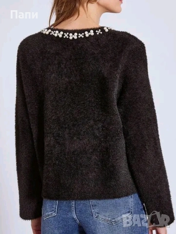 Дамско сако Кашмир и перли, снимка 2 - Якета - 53452270