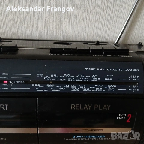продавам радиокасетафон PANASONIC RX - FT 500, снимка 8 - Радиокасетофони, транзистори - 52678795