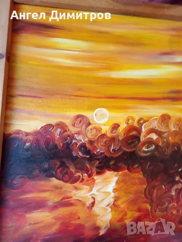 Маслена картина платно , снимка 2 - Картини - 48123420