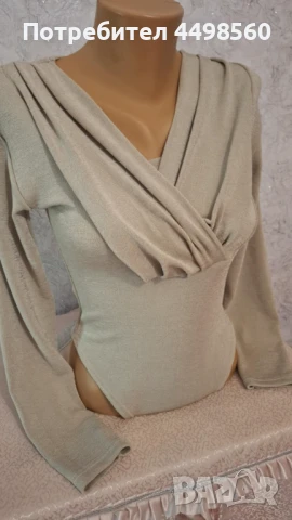 Еластична Блузка/Боди, снимка 3 - Блузи с дълъг ръкав и пуловери - 50799522