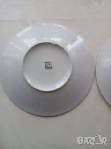 Порцеланови чинии  2 броя, снимка 3 - Чинии - 39440902
