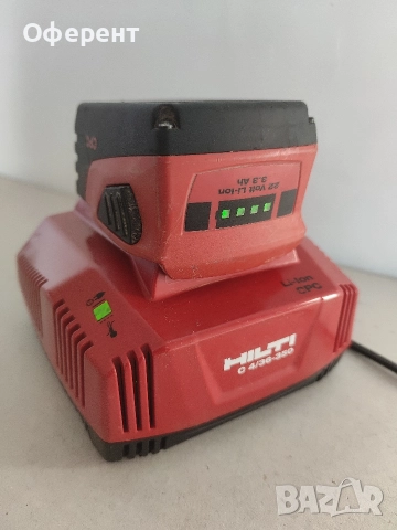 HILTI C 4/36-350 зарядно li ion 9A., снимка 2 - Винтоверти - 52925611