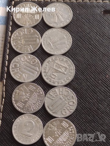 Лот монети от цял свят 10 броя АВСТРИЯ, УНГАРИЯ ЗА КОЛЕКЦИЯ ДЕКОРАЦИЯ 29678