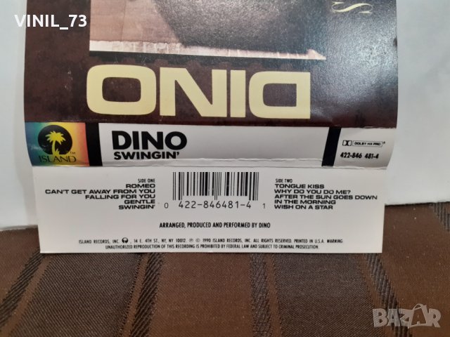  Dino  – Swingin, снимка 6 - Аудио касети - 32308735
