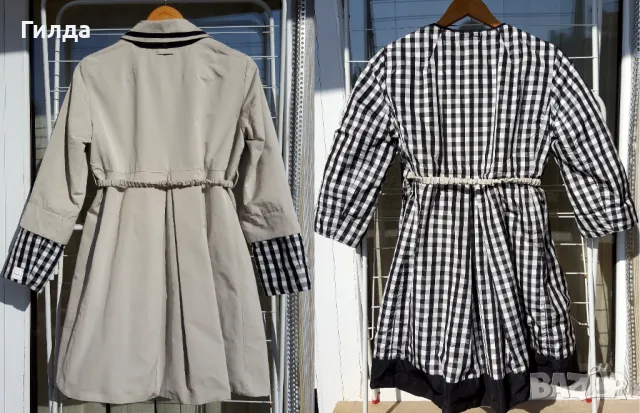 Max Mara шлифер тренчкот S двулицев, снимка 4 - Шлифери - 49785282