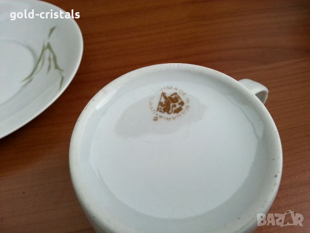 Стар български порцелан сет за чай кафе , снимка 7 - Чаши - 32806751