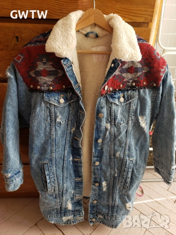 Zara Зимно яке с каракул, снимка 3 - Якета - 51629564