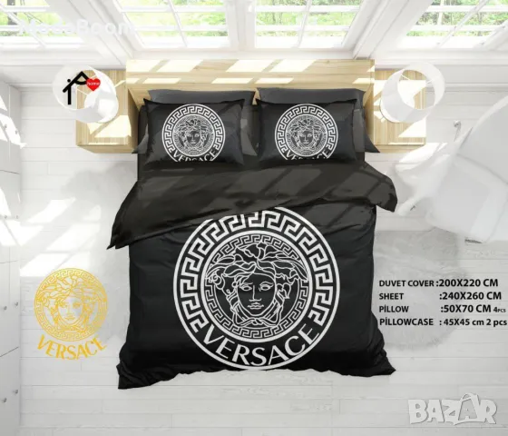 Versace спални комплекти Различни цветове , снимка 6 - Спално бельо - 48944618