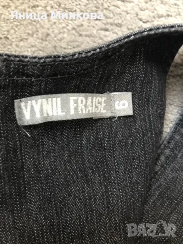 Детска дънкова рокля, ръст до 116 см, снимка 5 - Детски рокли и поли - 48979900