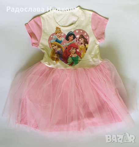 Лятна рокля Принцеси -122 см, снимка 1 - Детски рокли и поли - 32964194